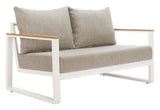 ZUO Welt Sofa Taupe & White