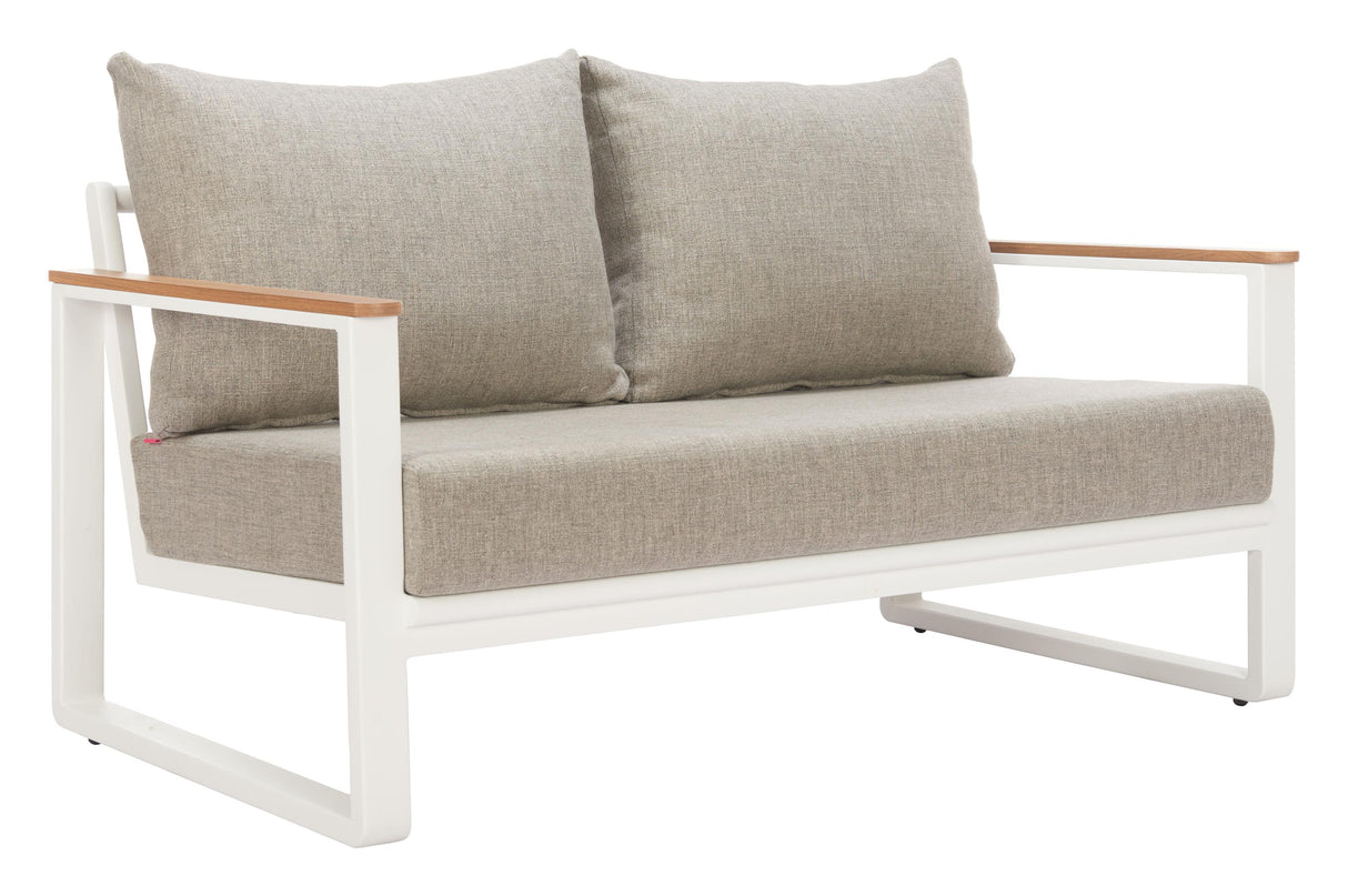 ZUO Welt Sofa Taupe & White