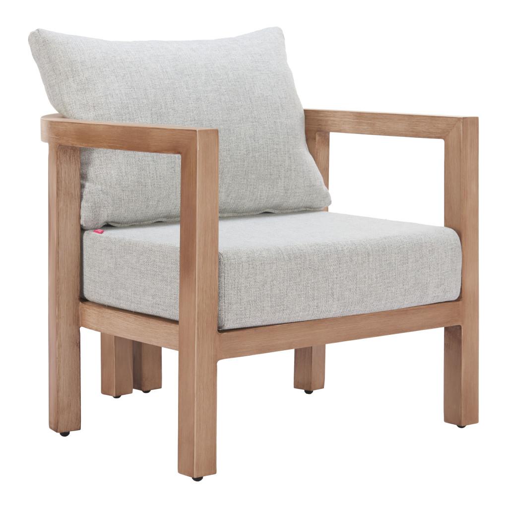 ZUO Leto Armchair Gray