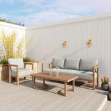 ZUO Leto Armchair Gray