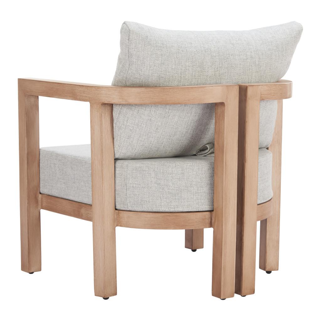 ZUO Leto Armchair Gray