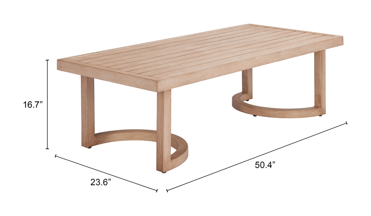 ZUO Leto Coffee Table Brown
