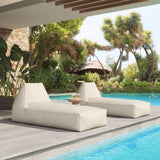 ZUO Kalm Chaise Lounge Beige