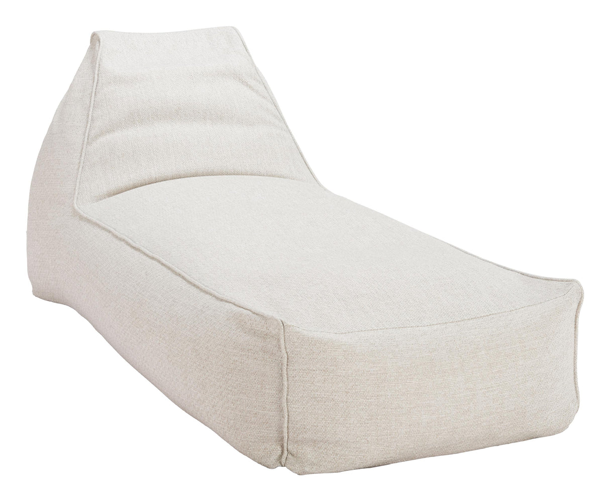ZUO Kalm Chaise Lounge Beige