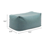 ZUO Aroz Ottoman Green