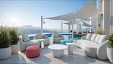 ZUO Aruz Ottoman Red
