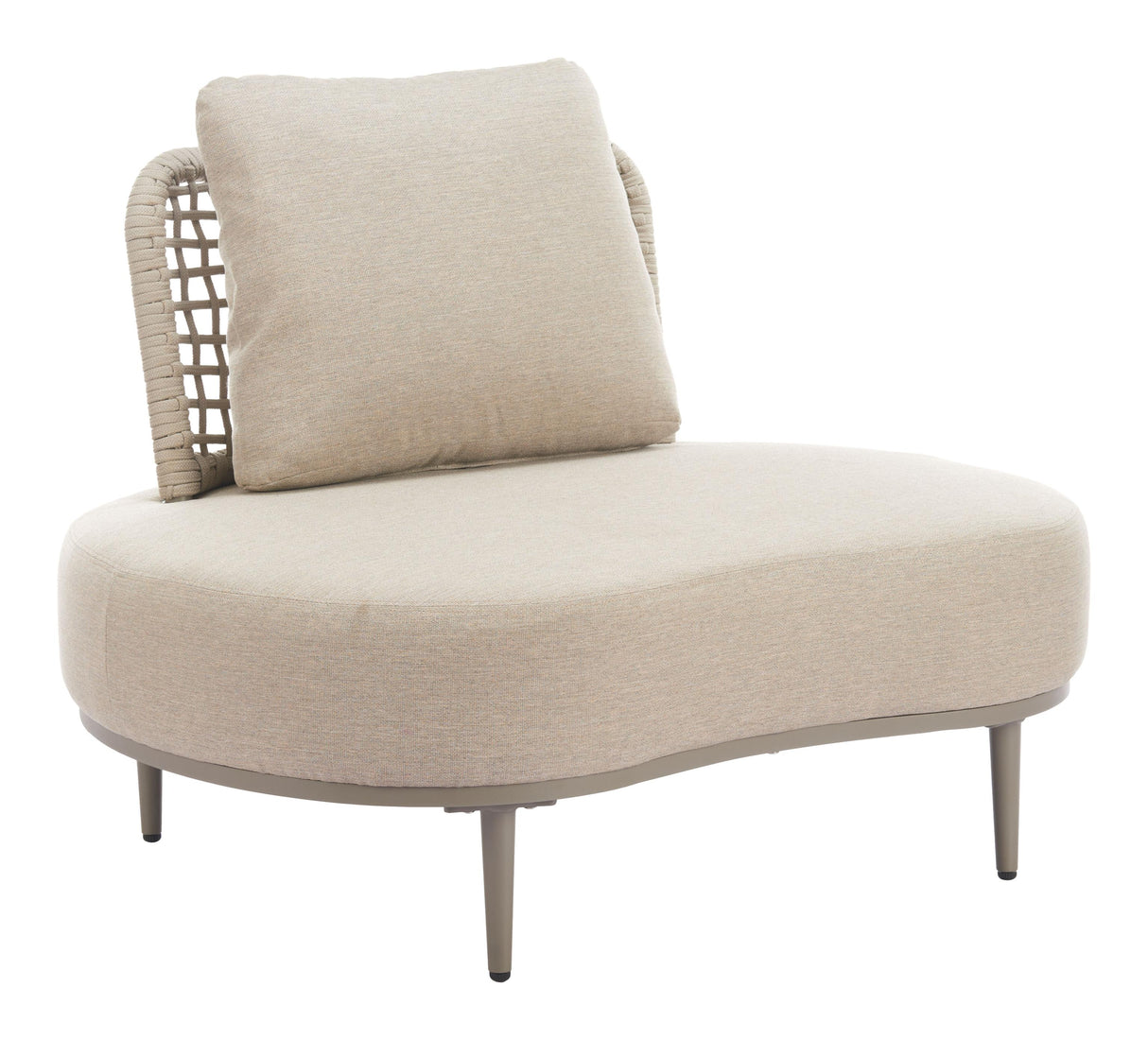 ZUO Ruhe Accent Chair Beige