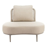 ZUO Ruhe Accent Chair Beige