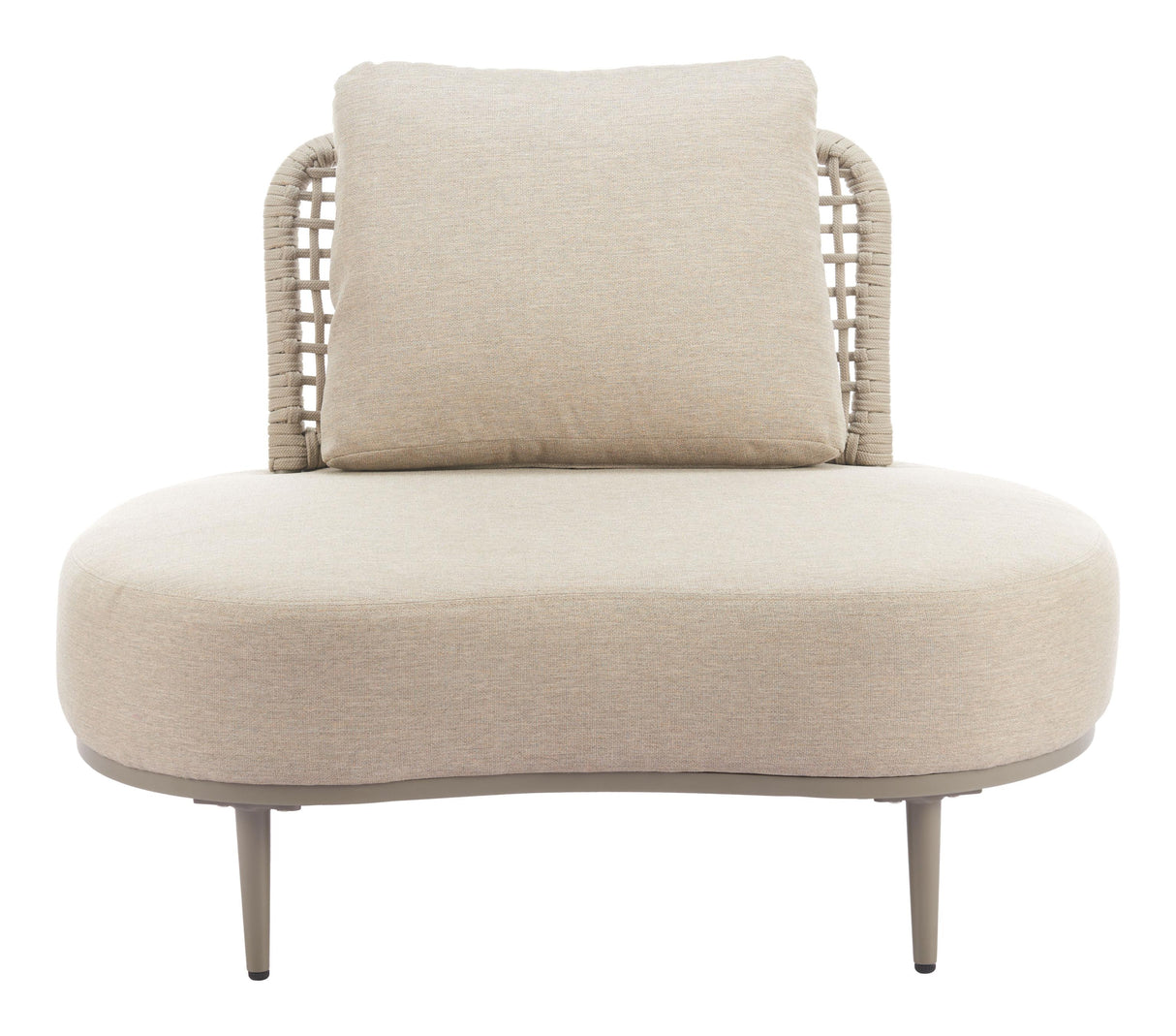 ZUO Ruhe Accent Chair Beige