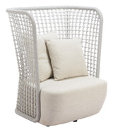 ZUO Hudu Accent Chair Beige