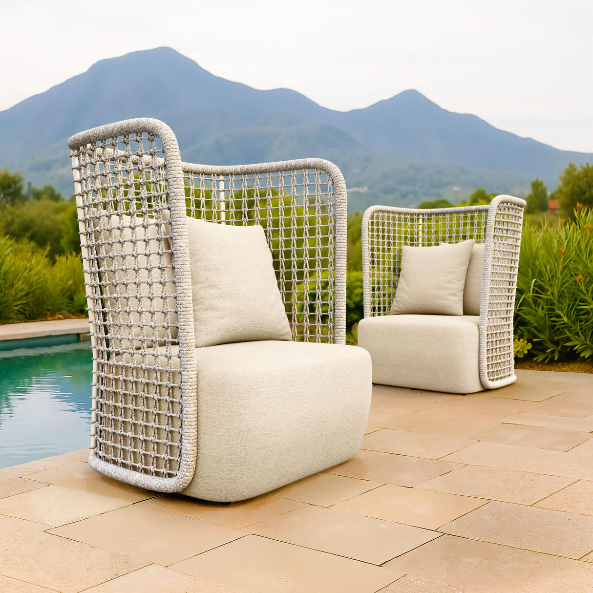 ZUO Hudu Accent Chair Beige