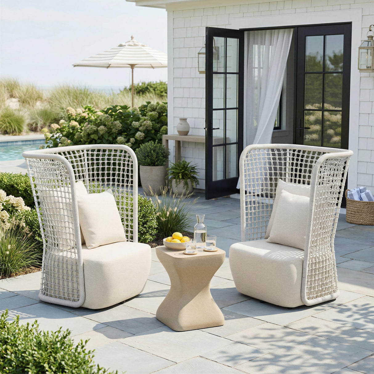 ZUO Hudu Accent Chair Beige
