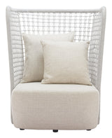 ZUO Hudu Accent Chair Beige