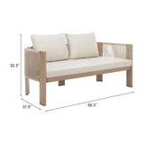 ZUO Rebel Sofa Beige