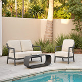 ZUO Rein Loveseat Beige