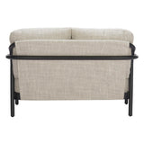 ZUO Rein Loveseat Beige