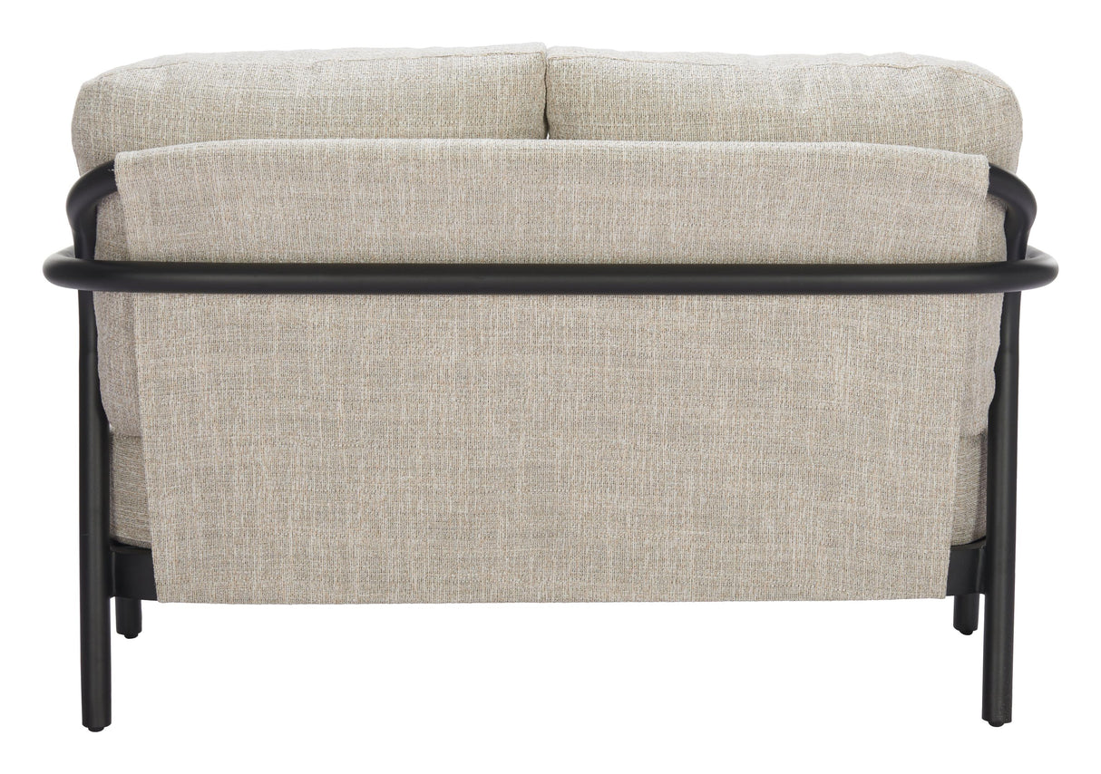 ZUO Rein Loveseat Beige