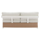 ZUO Gelo Sofa White & Brown