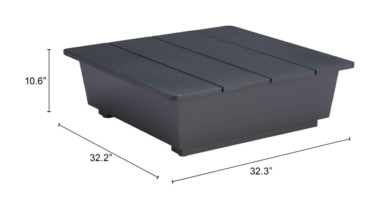 ZUO Tien Side Table Black