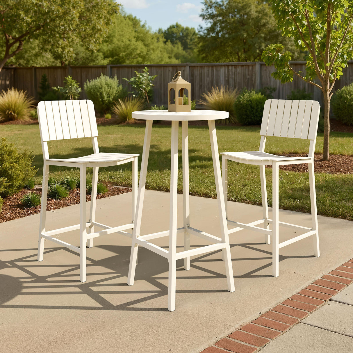 ZUO Kayu Barstool White