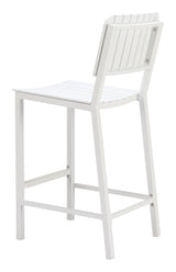 ZUO Kayu Barstool White