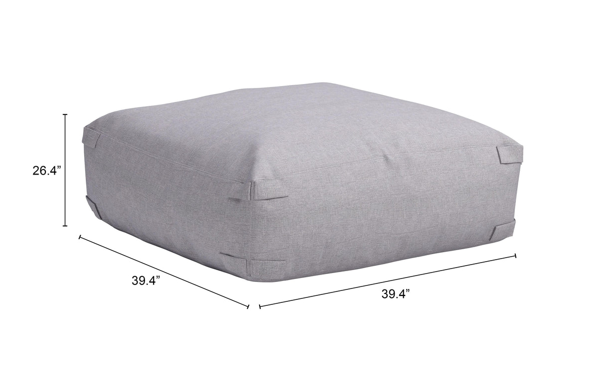 ZUO Luanda Ottoman Gray