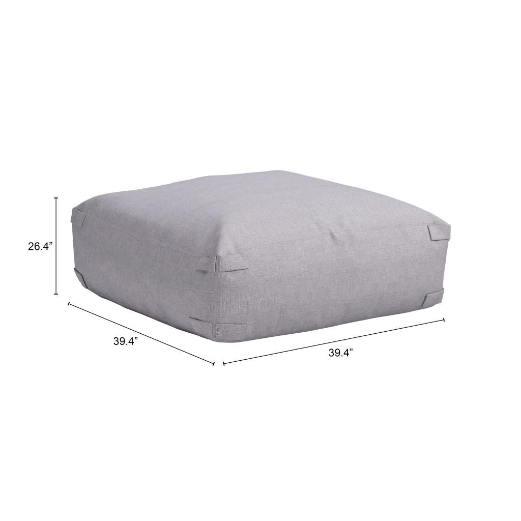 ZUO Luanda Ottoman Gray