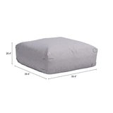 ZUO Luanda Ottoman Gray