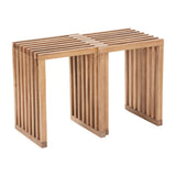 ZUO Riviera Extendable Stool (Set of 2) Natural