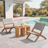 ZUO Riviera Extendable Stool (Set of 2) Natural