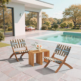 ZUO Riviera Extendable Stool (Set of 2) Natural
