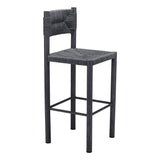 ZUO Iska Barstool (Set of 2) Black