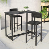 ZUO Iska Barstool (Set of 2) Black