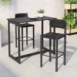 ZUO Iska Barstool (Set of 2) Black