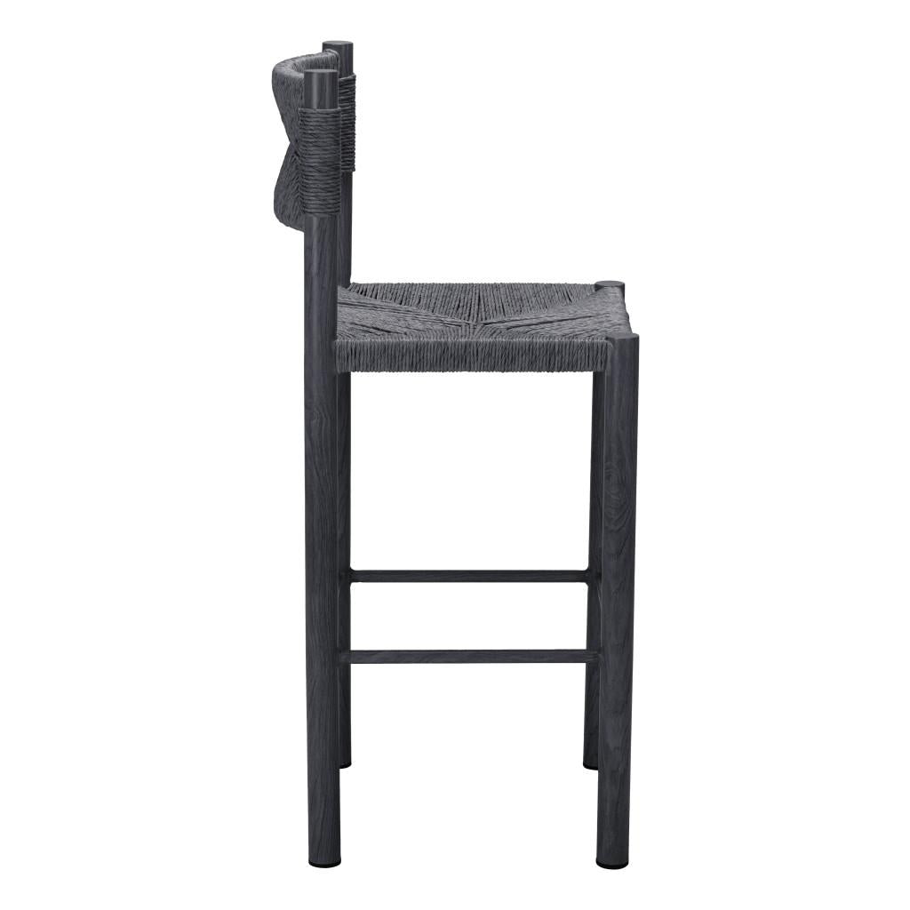 ZUO Iska Barstool (Set of 2) Black