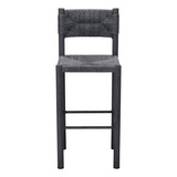 ZUO Iska Barstool (Set of 2) Black