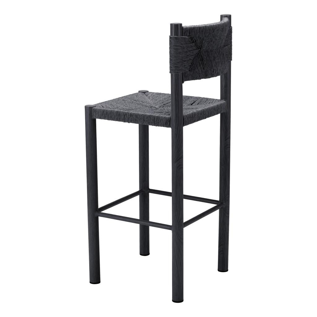 ZUO Iska Barstool (Set of 2) Black