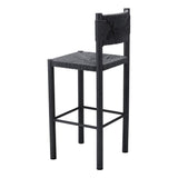 ZUO Iska Barstool (Set of 2) Black