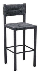 ZUO Iska Barstool (Set of 2) Black
