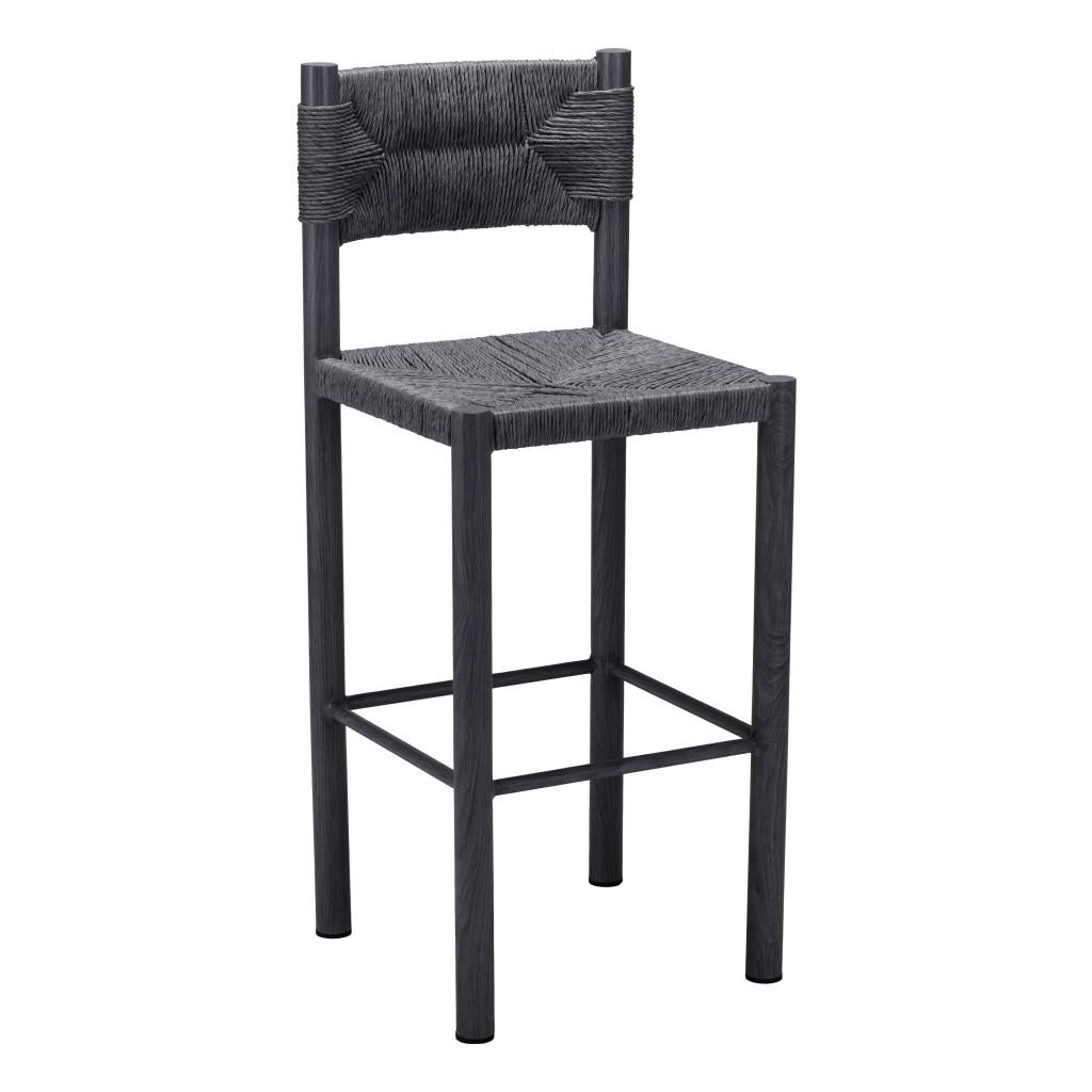ZUO Iska Barstool (Set of 2) Black