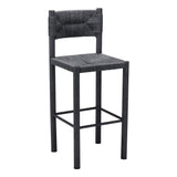ZUO Iska Barstool (Set of 2) Black
