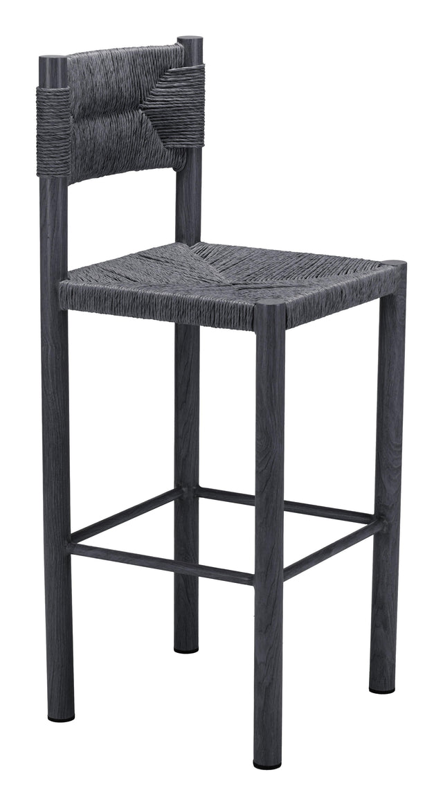 ZUO Iska Barstool (Set of 2) Black