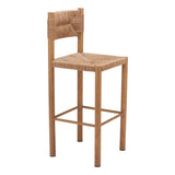 ZUO Iska Barstool (Set of 2) Natural