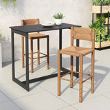 ZUO Iska Barstool (Set of 2) Natural
