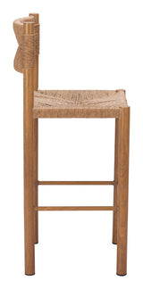 ZUO Iska Barstool (Set of 2) Natural