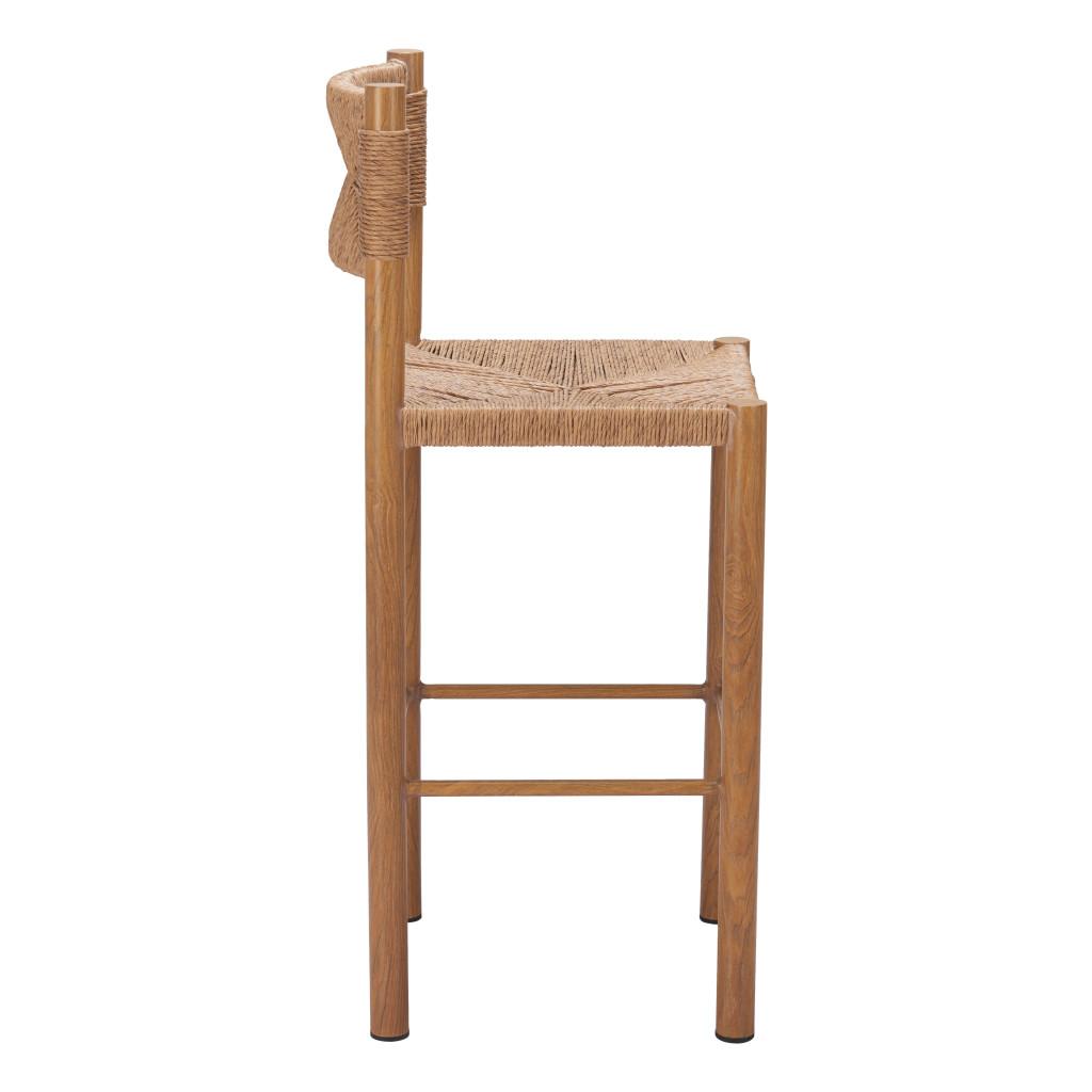 ZUO Iska Barstool (Set of 2) Natural