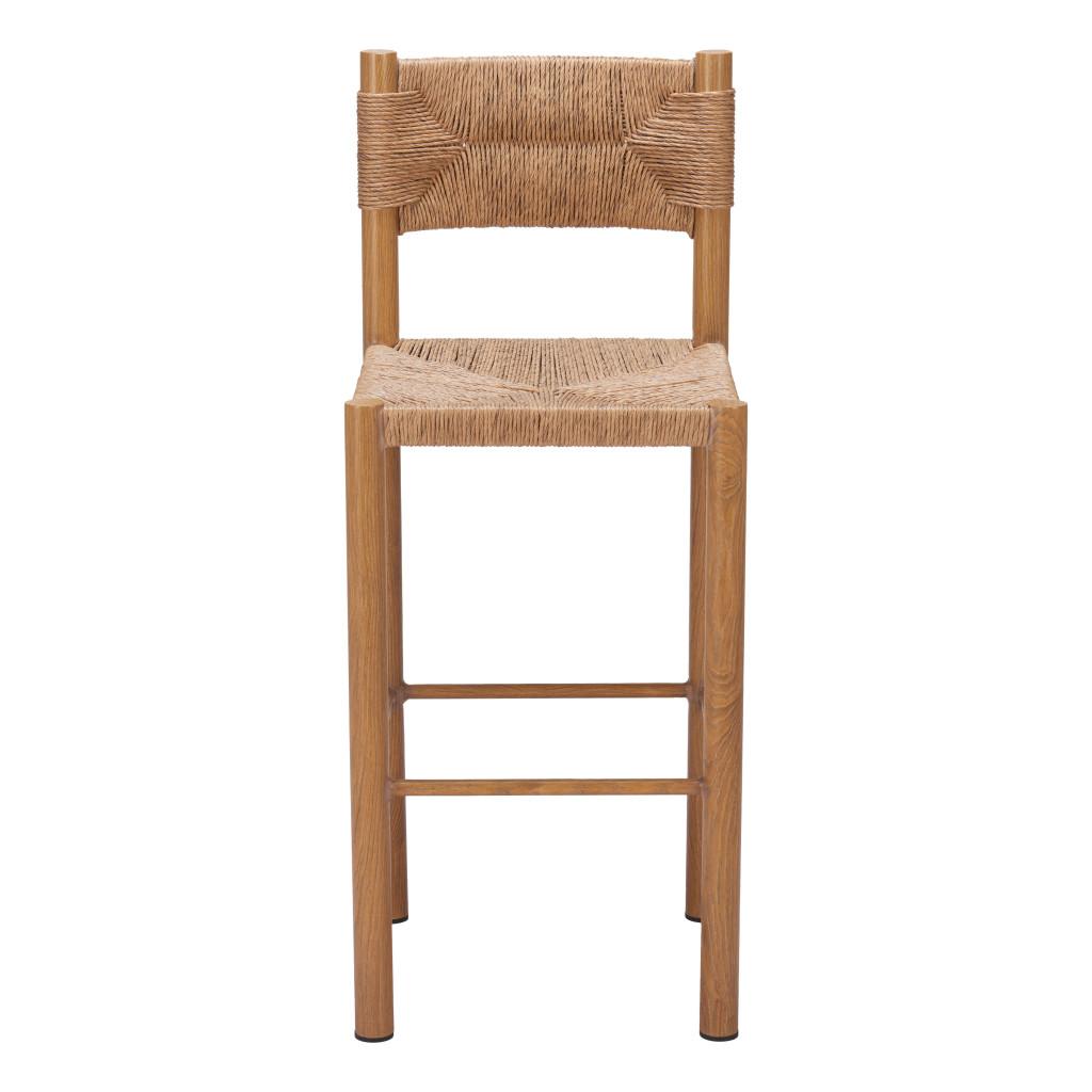 ZUO Iska Barstool (Set of 2) Natural
