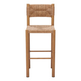 ZUO Iska Barstool (Set of 2) Natural