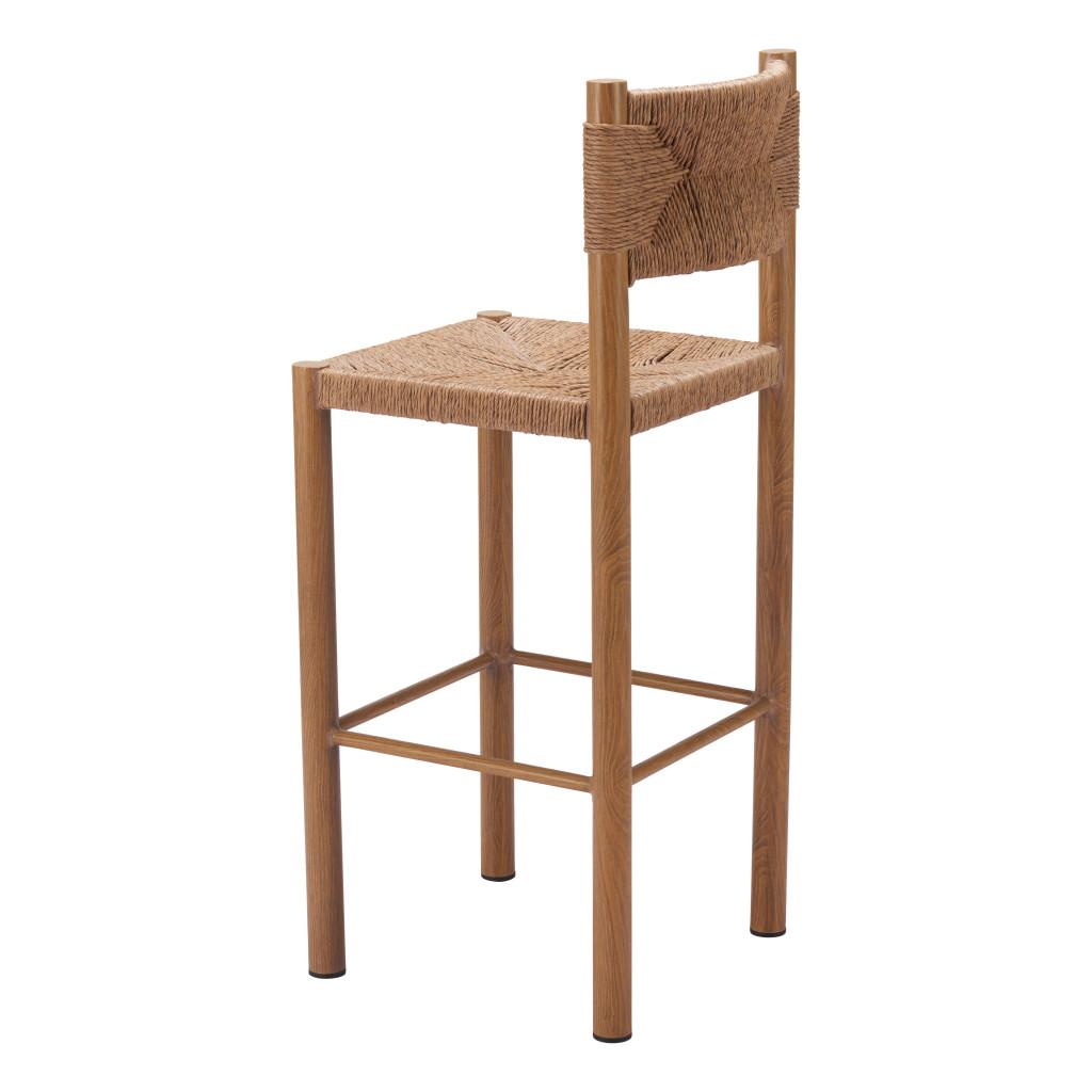 ZUO Iska Barstool (Set of 2) Natural