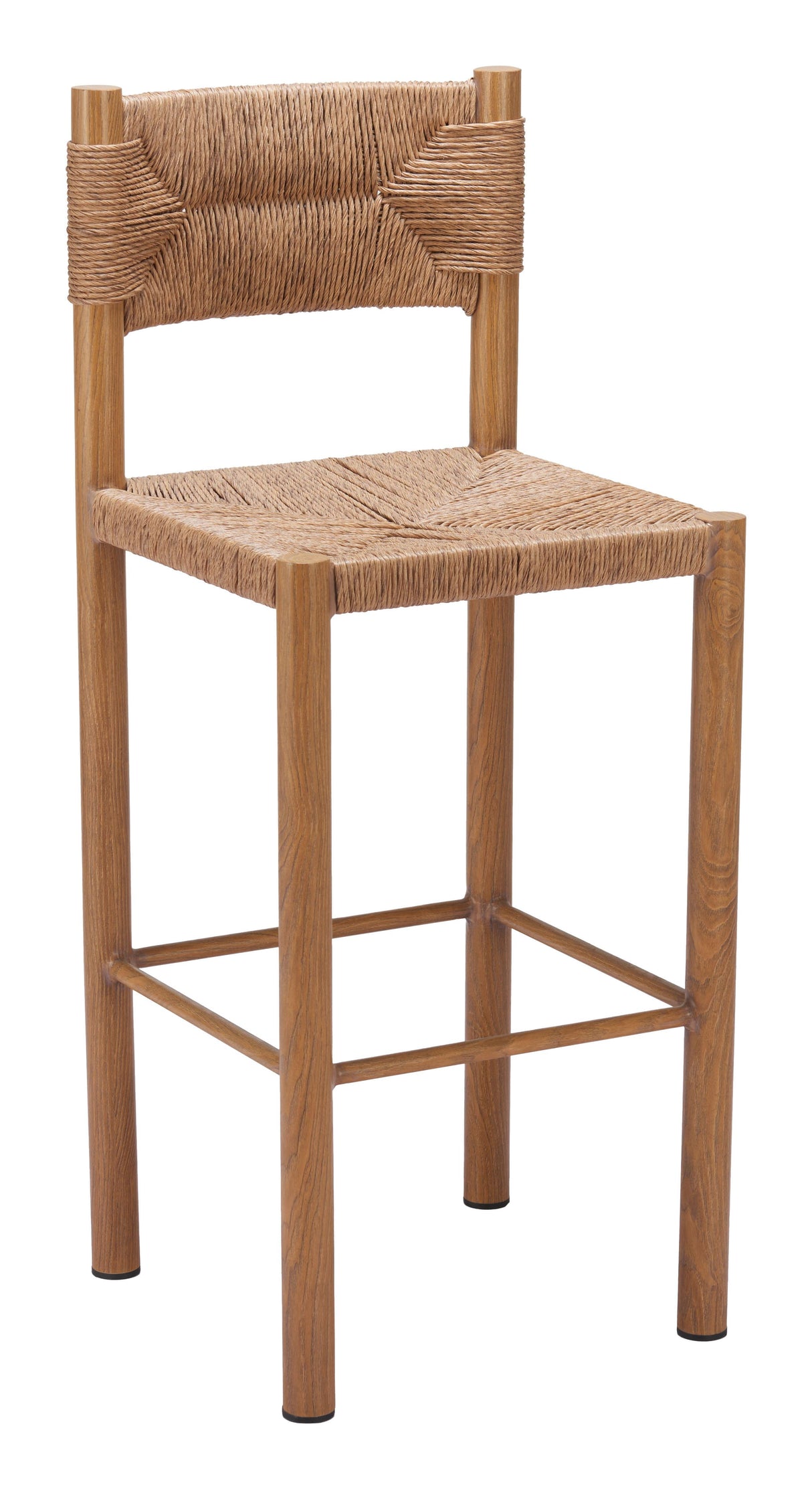 ZUO Iska Barstool (Set of 2) Natural